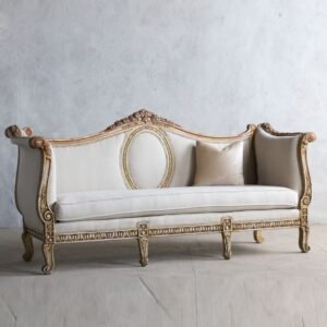 Antique Carved Wooden Sofa