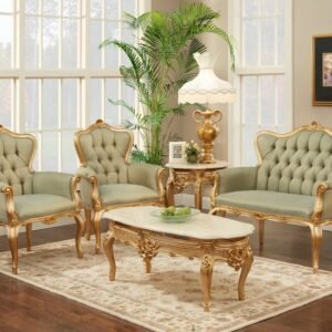 Classic Gold Frame Living Room Set